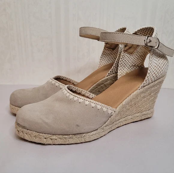 Paseart Espadrille Wedges Size 9 EU 40 - Picture 6 of 12